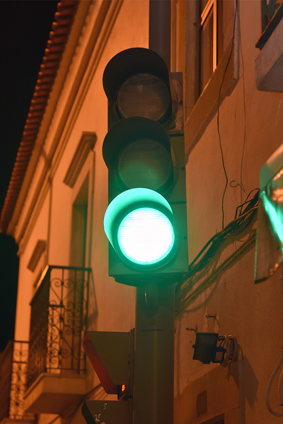 Semáforos com tecnologia LED